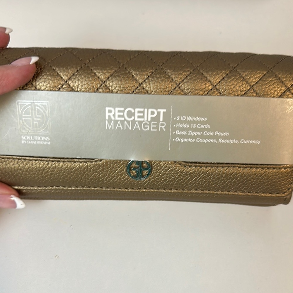 Gold Receipt Manager Wallet